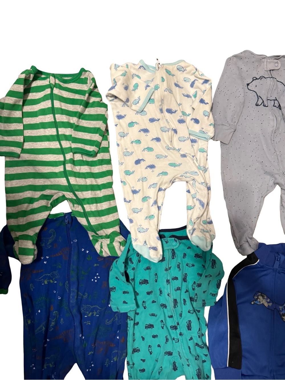 Baby Boy Clothing Bundle 0-3M 3-6M 6M Mixed Brands 8 Piece Lot - Picture 5 of 12